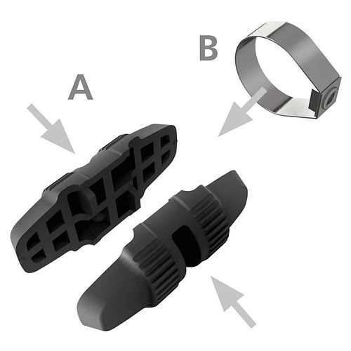 KLICKfix Satteladapter Contour schwarz
