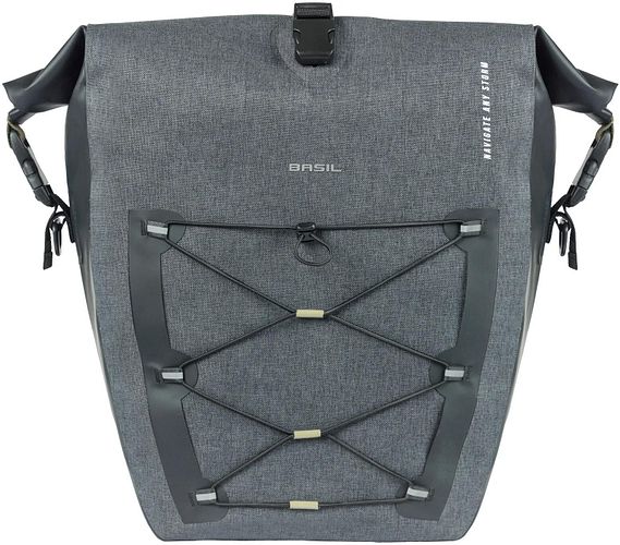 Basil Einzeltasche Navigator Storm schwarz 31 l MIK Hooks