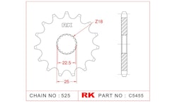RK Antriebsritzel 5455