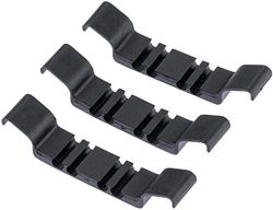 Conway Kabelhalter-Set Kunststoff schwarz