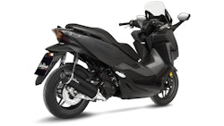 LeoVince Komplettanlage Edelstahl SBK NERO für HONDA FORZA 125 mit Katalysator