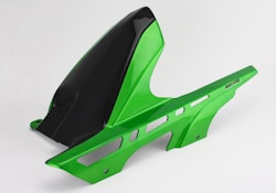 BODYSTYLE Sportsline Hinterradabdeckung ABS Kunststoff grün/schwarz für KAWASAKI Z900, Z900 (70 kW)