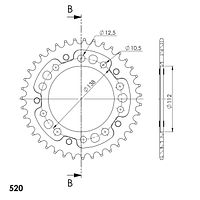 Supersprox Stealth-Kettenrad 520 38Z (Gold)
