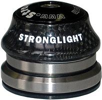 Stronglight Steuersatz Light in Carbon 1 1/8 Zoll - 1 1/4 Zoll schwarz