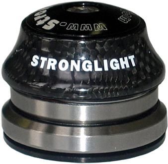 Stronglight Steuersatz Light in Carbon 1 1/8 Zoll - 1 1/4 Zoll schwarz