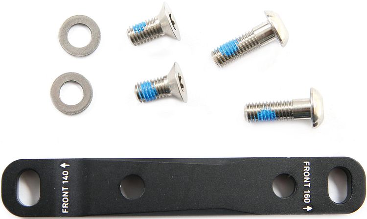 SRAM Scheibenbremsadapter Aluminium vorne schwarz