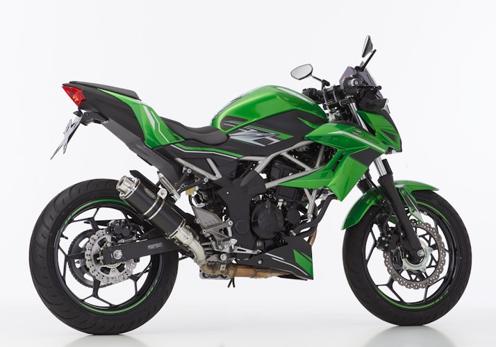 HURRIC Slip on Ersatzdämpfer Supersport für KAWASAKI Ninja 125
