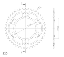 Supersprox Stealth-Kettenrad 520 45Z (Silber)