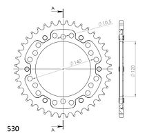 Supersprox Stealth-Kettenrad 530 40Z (Gold)
