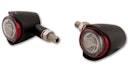 Vorschaubild HIGHSIDER pro Akron-X LED Mini Indicator Gehäuse Schwarz / Linse Klar (Paar), Vorn & Hinten