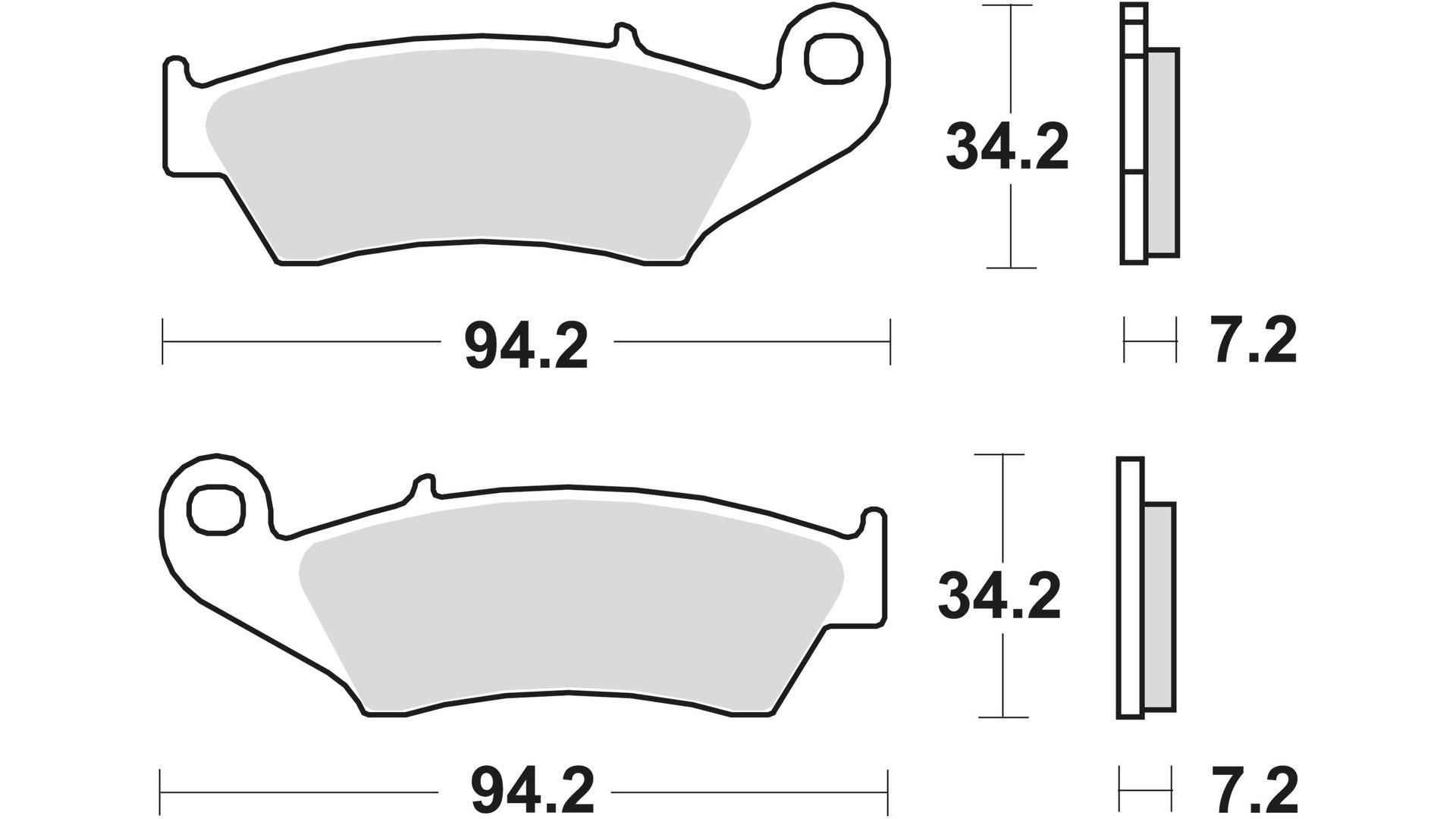 TRW Bremsbelag MCB 669