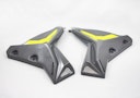 Vorschaubild BODYSTYLE Sportsline Kühlerseitenverkleidung  ABS Kunststoff grau/gelb für YAMAHA MT-07 