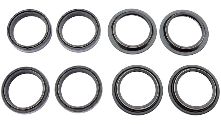 All Balls Racing Gabelsimmerringsatz 43 x 55 x 9.5/10.5 (ABR 56-169), mit Staubkappen