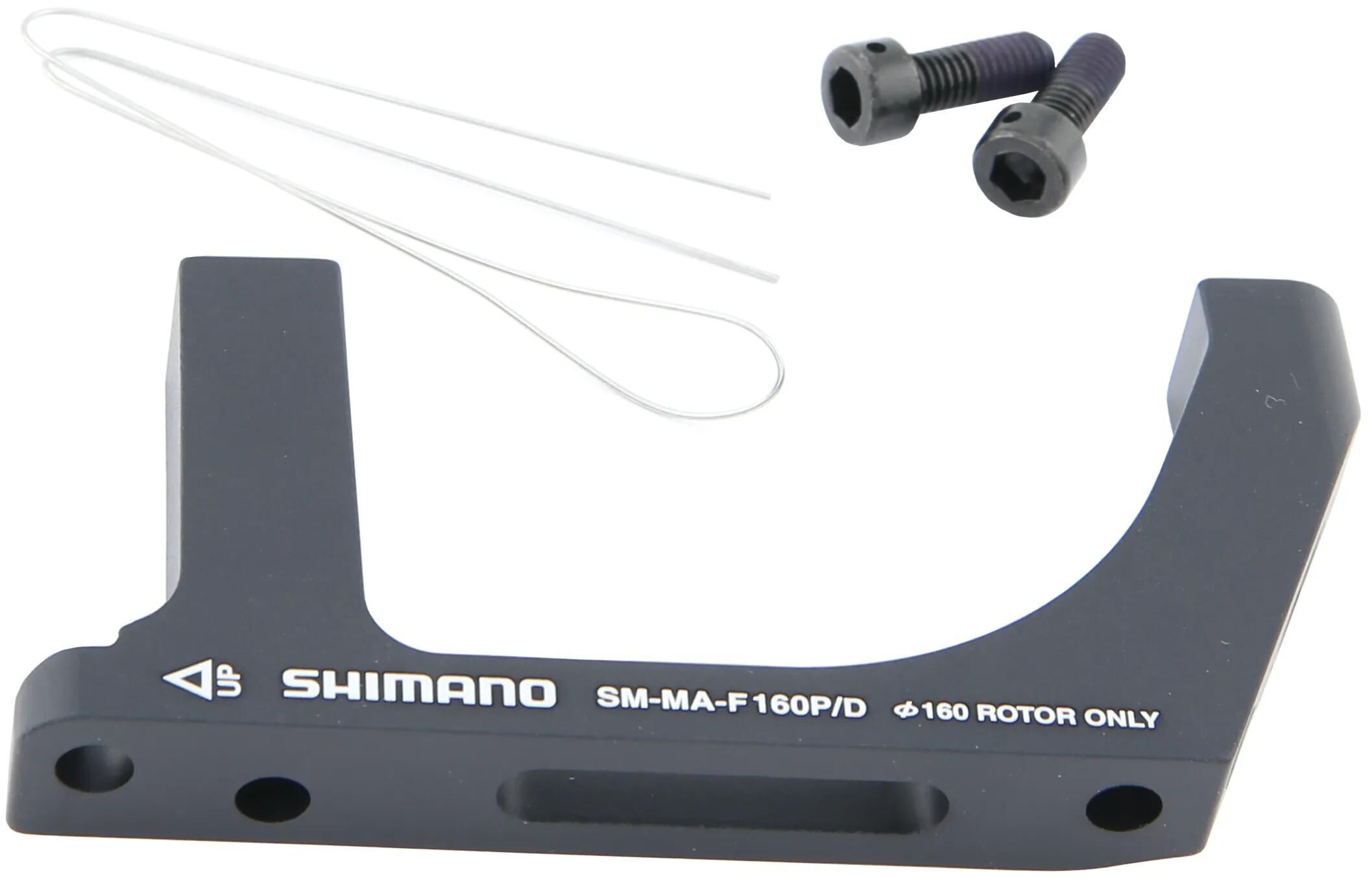 Shimano Scheibenbremsadapter vorne 160 mm schwarz