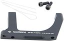 Vorschaubild Shimano Scheibenbremsadapter vorne 160 mm schwarz