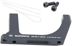 Shimano Scheibenbremsadapter vorne 160 mm schwarz
