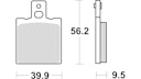 Vorschaubild TRW Bremsbelag MCB 623 mit Zulassung