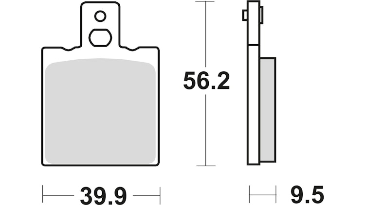 TRW Bremsbelag MCB 623 mit Zulassung