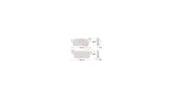 TRW Bremsbelag Typ SH Sintermetall mit ABE, Bremsbelag "MCB 848" Satz