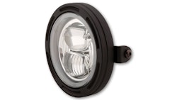 HIGHSIDER pro 5 3/4 Zoll Scheinwerfer Frame-R2 Typ 7 LED Schwarz Seitliche Befestigung