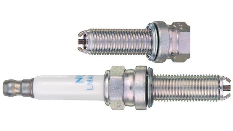 NGK Zündkerze LMAR8EI-7, Iridium, Gewindedurchmesser 10 mm, Schlüsselweite 14, Zündkerze Gruppe L