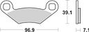 Vorschaubild SBS Bremsbelag 642HF Street Ceramic