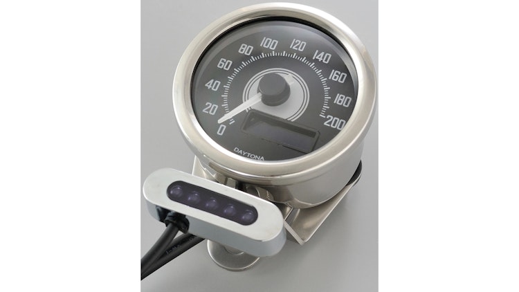 Daytona Halter Tachometer Poliert
