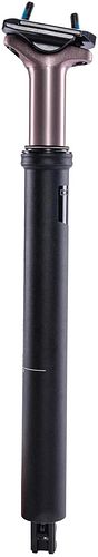 CONTEC Variosattelstütze Nara Dropair DLX 30,9 mm schwarz schwarz / taupe anodisiert 345 mm lang, 40 mm Verstellbereich