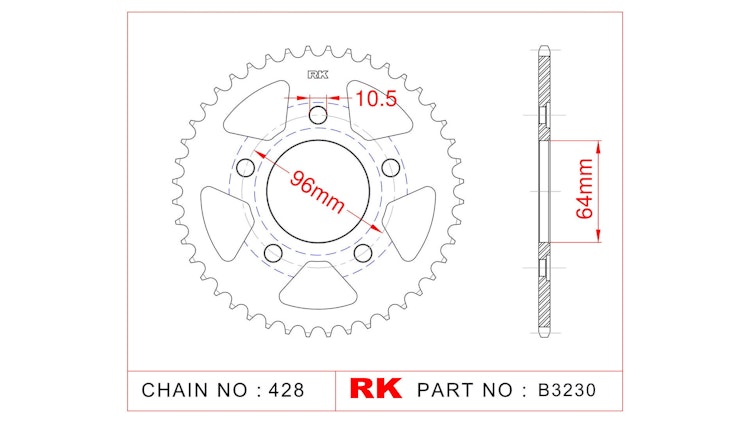 RK Kettenrad 3230