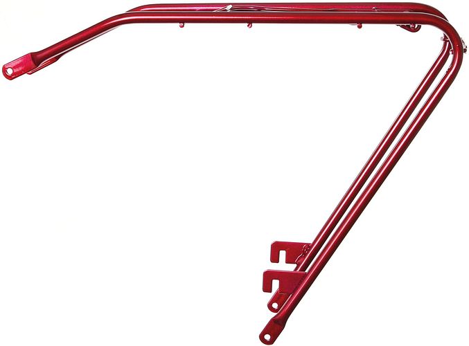 EXCELSIOR Gepäckträger Stahl 26 Zoll rot metallic