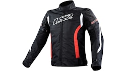 LS2 Gate Jacke Schwarz / Rot / Weiß Herren Gr.m