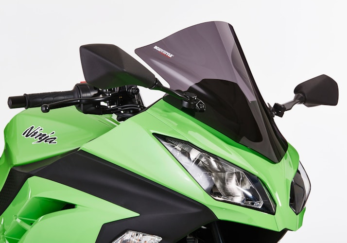 BODYSTYLE Racing Cockpitscheibe Leer  Für KAWASAKI Ninja 300 EX300A