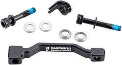 Shimano Scheibenbremsadapter 180 mm schwarz für 180 mm Scheibe, mit neuem Sprengring