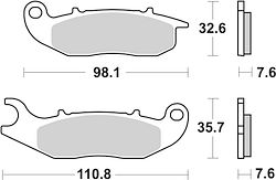 SBS Scooterbelag 228HF Street Ceramic