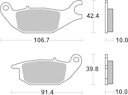 Vorschaubild SBS Bremsbelag 784HF Street Ceramic