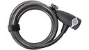 Vorschaubild CONTEC Spiralkabelschloss EcoLoc 185 cm schwarz Ø 10 mm, Sicherheitsstufe: 5