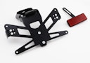 Vorschaubild PROTECH Kennzeichenhalterset inkl. Reflektor und Kennzeichenbeleuchtung X-SHAPE 125ccm - 7240003