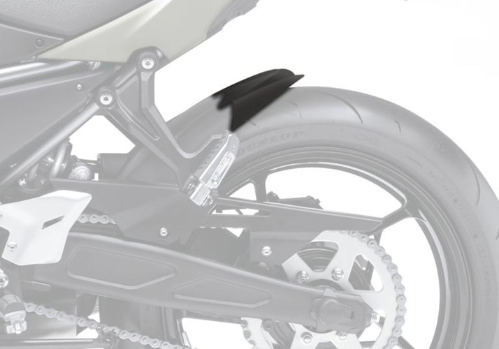 BODYSTYLE Hinterradabdeckungsverlängerung ABS Kunststoff schwarz-matt für KAWASAKI Ninja 650, Z650, Z650 RS