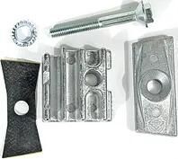 Hebie Adapterplatte Holland silber