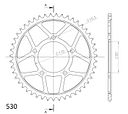 Vorschaubild Supersprox Stahl-Kettenrad 530 47Z (Schwarz)