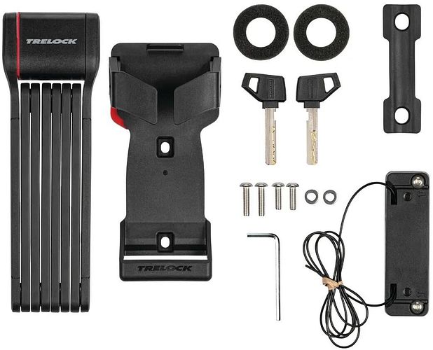 Trelock Faltschloss Fold-It Daily 110 cm schwarz