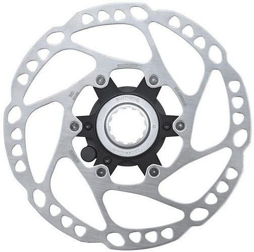 Shimano Bremsscheibe RT-EM600 180 mm silber mit Magnet, mit Innenverzahnung, für STEPS