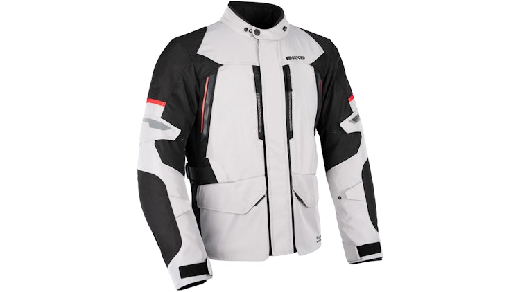 Oxford Calgary 2.0 Jacke, silber/schwarz, Gr. XXL Herren