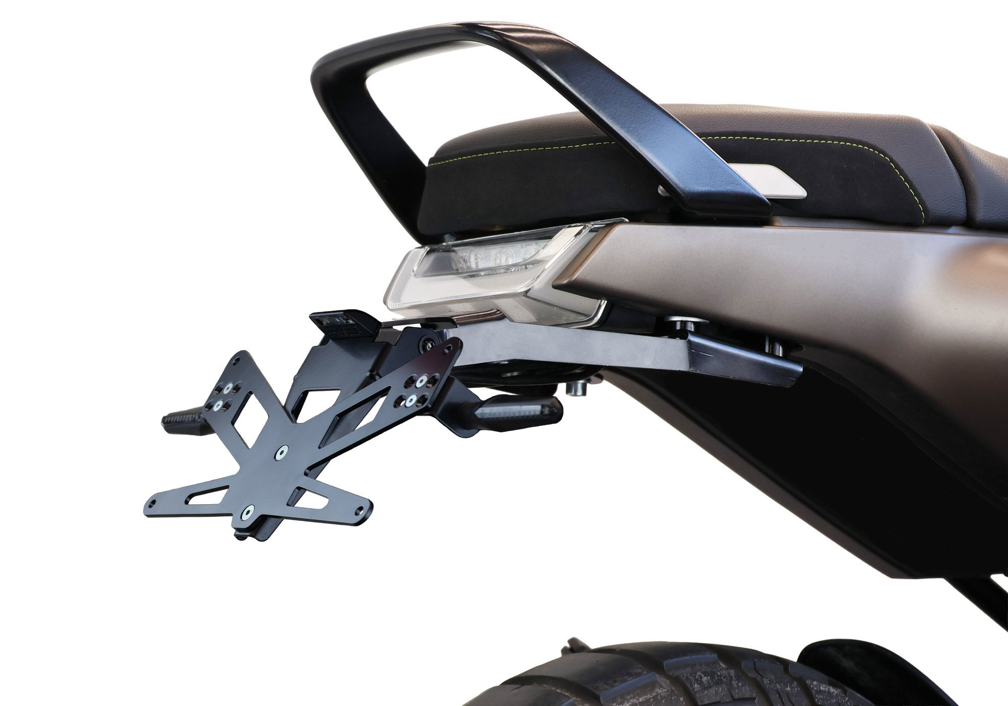 PROTECH Kennzeichenhalterset inkl. Reflektor und Kennzeichenbeleuchtung X-SHAPE 125ccm