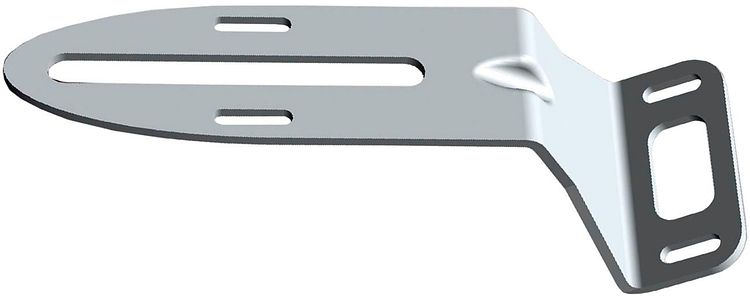 Racktime Kennzeichenhalterung Aluminium schwarz