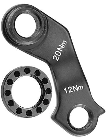 Union Schaltauge GH-199 Steckachse 142 x 12 mm schwarz
