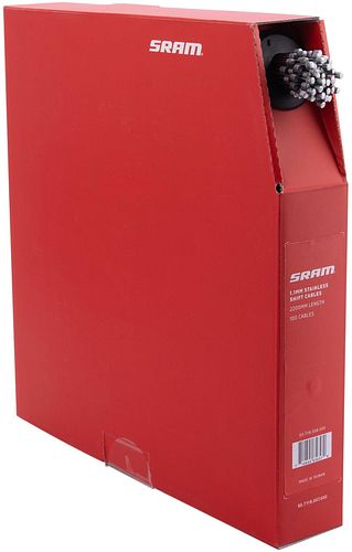SRAM Schaltzug Edelstahl 2200 mm silber Spenderbox mit 100 Stück