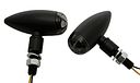 Vorschaubild HIGHSIDER pro Micro-Bullet LED Indicator Gehäuse Schwarz / Linse Klar (Paar), Vorn & Hinten