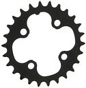 Vorschaubild Shimano Kettenblatt Deore 26 Zähne schwarz