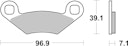 Vorschaubild SBS Bremsbelag 642RSI Offroad Racing Sinter